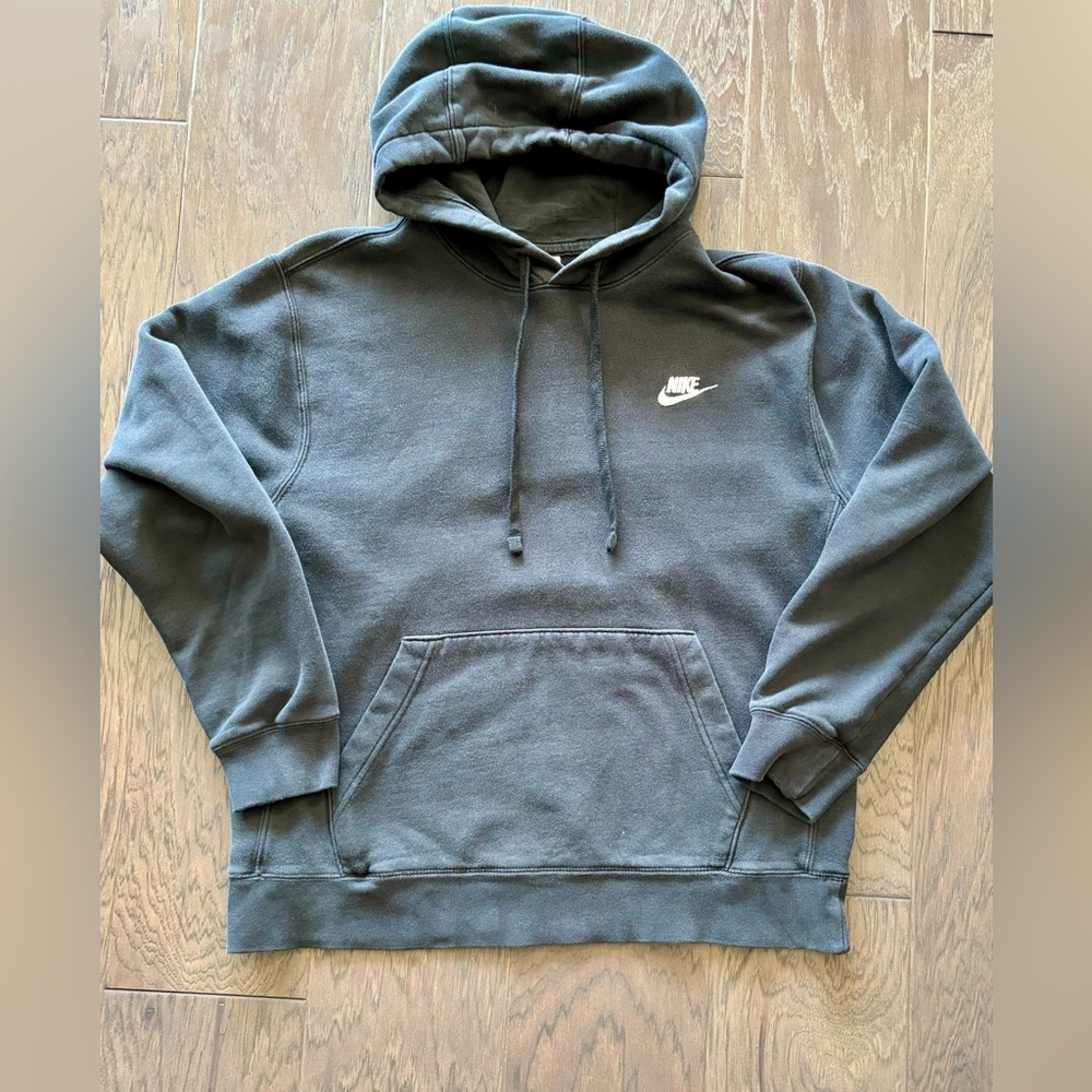 Nike Sportswear Club Fleece Hoodie Mens Medium Black